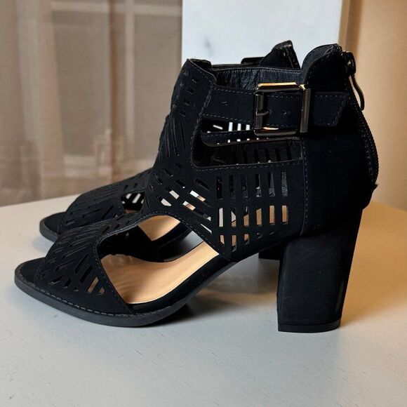 TOP Moda LEVIN-1 Ankle Strap Open Toe Chunky Heel Platform Gladiator Sandal 6.5 - Picture 2 of 11